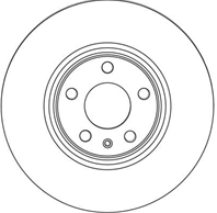 Диск торм. audi a6 04- пер. 1 шт (min 2 шт)(d=314mm)