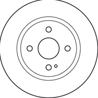 DF4966_диск тормозной передний! Mazda 2 1.3/1.5/1.4D/1.6D 07&gt
