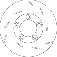 Диск тормозной зад. вент пр PANAMERA 09-