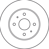 Диск тормозной пер вент Toyota DUET 43512-97402