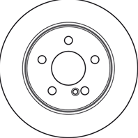 Диск торм задн MB W204 07--