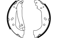 Барабанные тормозные колодки GS8563 от производителя TRW