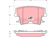 Gdb4135 1127 08p11018 !колодки дисковые з. chrysler 300c 2.7/3.5/5.7/6.1 v8 04&gt