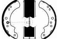 Колодки тормозные барабанные задн FORD: P 100 II 87-, TRANSIT c бортовой платформой 85-92, TRANSIT c