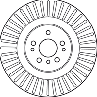 DF6013S_диск тормозной передний! MB W164/W251 3.5 Wheel 18/5.0 05&gt