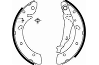 Барабанные тормозные колодки GS8632 от производителя TRW
