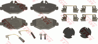 GDB1542_ 990 02 !колодки дисковые п. MB W211 2.0-
