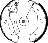 Барабанные тормозные колодки GS8690 от компании TRW
