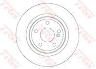 Tarcza hamulcowa tyl l/p infiniti q30  qx30 1.5d-2.2d 11.15-