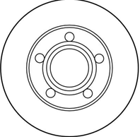 [df2651] trw диск тормозной