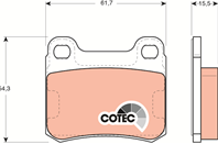 GDB911_ 157 10 FDB979 !колодки дисковые з.MB W201