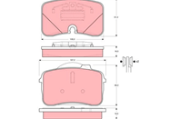 GDB961_ 328 00 FDB855 !колодки дисковые п.Audi V8