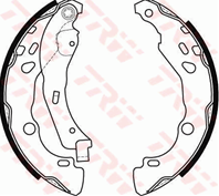 Барабанные тормозные колодки задние GS8455 от фирмы TRW
