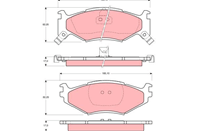GDB1157_=483 02=FDB977!колодки дисковые п.Chrysler Voyager/Le Baron 2.2-2.5TDi