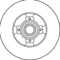 [DF6128BS] TRW Диск тормозной