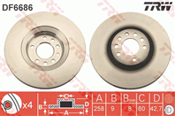 Диск тормозной зад Ignis II (MH)