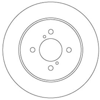 Диск тормозной зад Ignis II (MH)