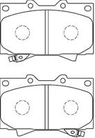 Колодки тормозные дисковые A1N005 от компании AISIN