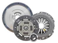 Clutch kit with rigid flywheel and release bearing