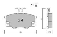 Комплект колодок дисковых