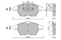 Комплект тормозных колодок