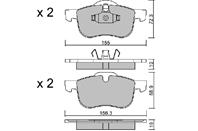 Комплект колодок дисковых