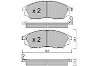 Колодки тормозные дисковые
