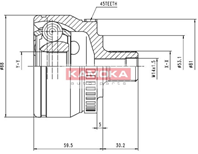 Комплект шруса внешний
