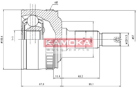 К-т шарнiрний привiдного валу