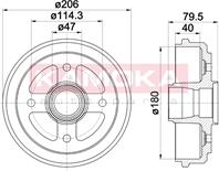 барабан тормозной
