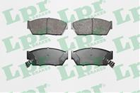 Колодки тормозные HONDA CIVIC 1.2-1.5 83-89 передние Колодки тормозные HONDA CIVIC 1.2-1.5 83-89 передние