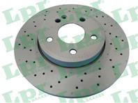 Диск тормозной MERCEDES AW176 12-GLAX156 13- передний D 295мм с перфорацией