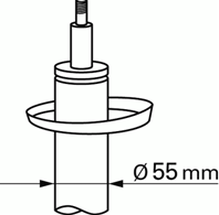 Амортизатор передний GAS