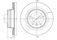 диск тормозной задний BMW F22/F32 1.8-2.0D 11>