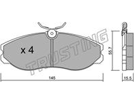 Кт дисков. тормоз. колодок