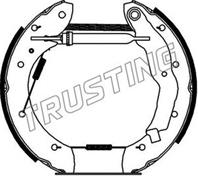 колодки барабанны без ABS с установочным комплектом Renault Megane 99-03 колодки барабанны без ABS с установочным комплектом Renault Megane 99-03