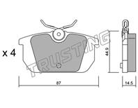 Кт дисков. тормоз. колодок