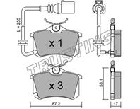 Кт дисков. тормоз. колодок
