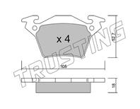 Кт дисков. тормоз. колодок