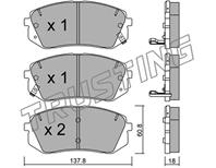 К-т дисков. тормоз. колодок