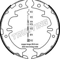 колодки барабанные с устан. компл Toyota RAV4 1.8/2.0/D-4D, Lexus GS/LS/IS all 94>