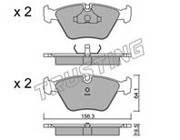Кт дисков. тормоз. колодок