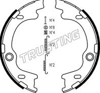 колодки барабанные ручника с устан. компл Hyundai I30, KIA Ceed 1.4-2.0i/1.6-2.0CRDi 07>