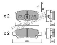 К-т дисков. тормоз. колодок