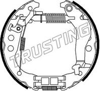 колодки барабанны с установочным комплектом Toyota Yaris/Yaris Verso 99>