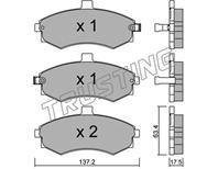 К-т торм колодок Fr HY Elantra KIA Cerato Spect