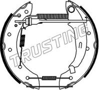 колодки барабанны с устан. комплектом Peugeot 206 02> колодки барабанны с устан. комплектом Peugeot 206 02>