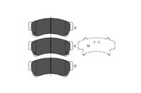Колодки тормозные дисковые, комплект, передние MAZDA Mazda6 седан II, Mazda6 универсал II, Mazda6 хэтчбек II