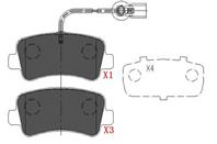Колодки тормозные, комплект
