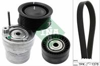 Комплект поликлинового ремня (с роликами) nissan x-trail renault twingo iii smart forfour, fortwo